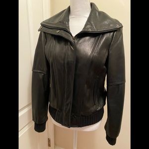 💕Auth💕 Pre-Owned Beautiful Jones New York Black Butter Soft Leather  Size Med